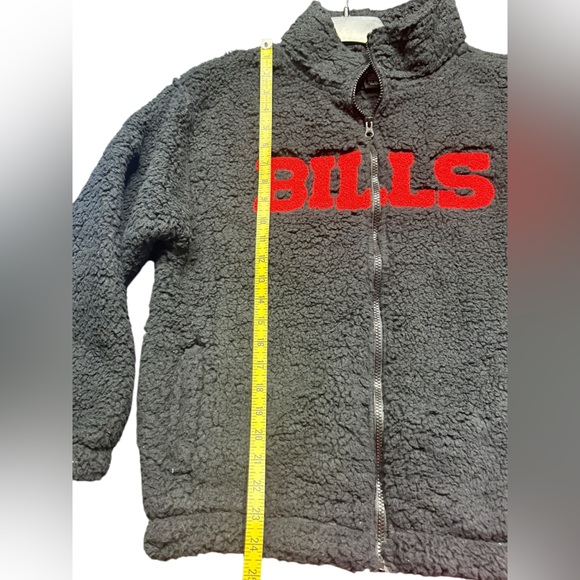 NFL BUFFALO BILLS unisex Sherpa warm zip up team apparel logo jacket NWT - Picture 6 of 7